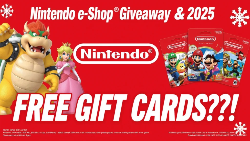 Nintendo Gift Card Giveaway